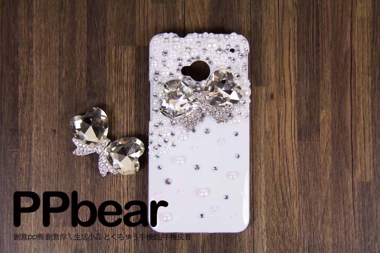 客製化水鑽手機殼- 蝴蝶雙心款 手機殼