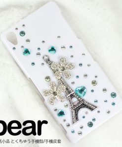 水鑽手機殼-貼鑽手機殼 巴黎幸運草款