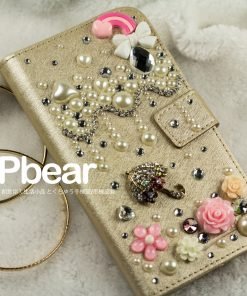 雨的浪漫 金屬皮套 掀蓋手機殼皮套