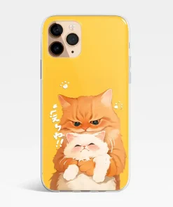 貓貓抱貓貓手機殼設計款客製化訂製cute070